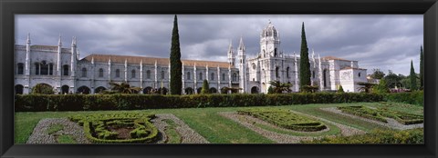 Framed Portugal, Lisbon, Facade of Jeronimos Monastery Print