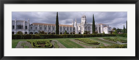 Framed Portugal, Lisbon, Facade of Jeronimos Monastery Print