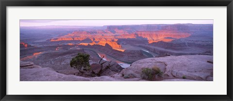 Framed Sunrise, Deadhorse State Park, Utah, USA Print