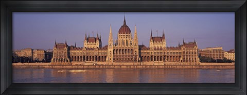 Framed Hungary, Budapest, View of the Parliament building Print