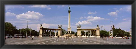 Framed Hero Square, Budapest, Hungary Print