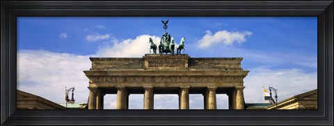 Framed High section view of a memorial gate, Brandenburg Gate, Berlin, Germany Print