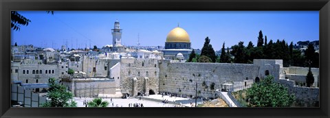 Framed Jerusalem, Israel Print