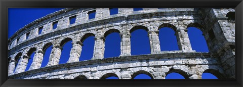 Framed Roman Amphitheater, Pula, Croatia Print