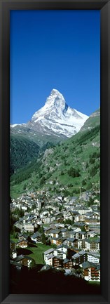 Framed Zermatt, Switzerland (vertical) Print