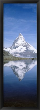 Framed Matterhorn, Zermatt, Switzerland (vertical) Print