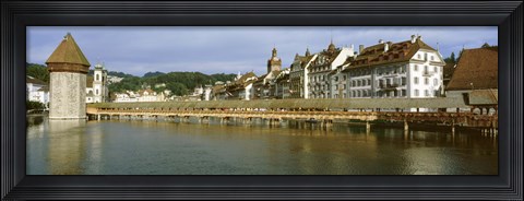 Framed Chapel Bridge, Luzern, Switzerland Print