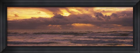 Framed Clouds over the ocean, Pacific Ocean, California, USA Print