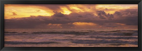 Framed Clouds over the ocean, Pacific Ocean, California, USA Print