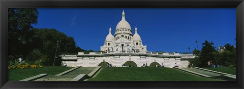 Framed Facade of a basilica, Basilique Du Sacre Coeur, Paris, France Print