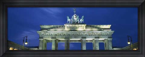 Framed High section view of a gate, Brandenburg Gate, Berlin, Germany Print