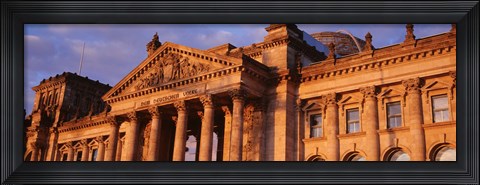 Framed Facade Of The Parliament Building, Berlin, Germany Print