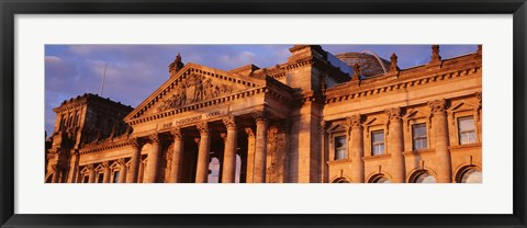 Framed Facade Of The Parliament Building, Berlin, Germany Print