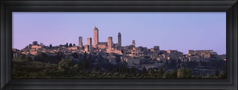 Framed San Gimignano, Tuscany, Italy Print