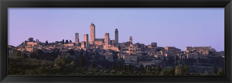 Framed San Gimignano, Tuscany, Italy Print