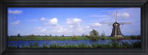 Framed Windmill Holland Print
