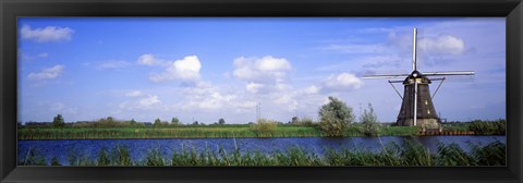 Framed Windmill Holland Print