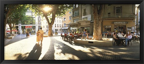 Framed Cafe Provence France Print