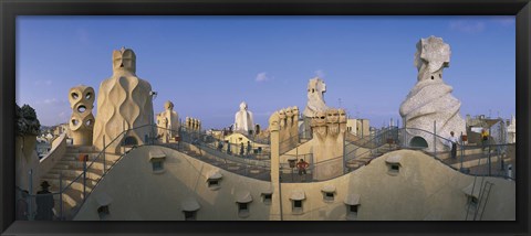 Framed Casa Mila Barcelona Spain Print