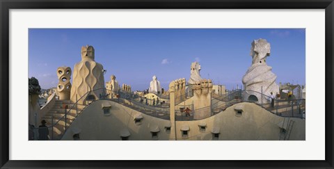 Framed Casa Mila Barcelona Spain Print