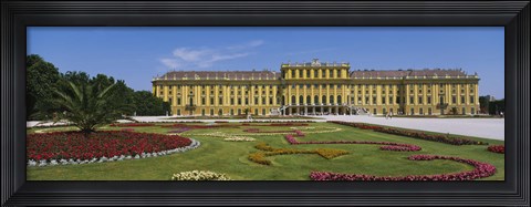 Framed Facade of a building, Schonbrunn Palace, Vienna, Austria Print