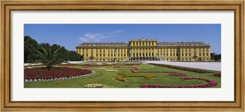 Framed Facade of a building, Schonbrunn Palace, Vienna, Austria Print