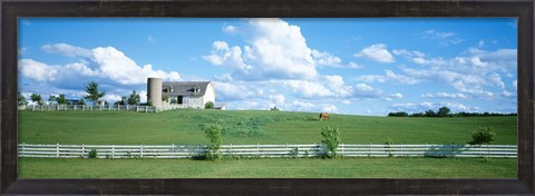 Framed Dairy Farm Janesville, Wisconsin, USA Print