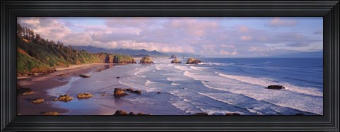 Framed Seascape Cannon Beach OR USA Print