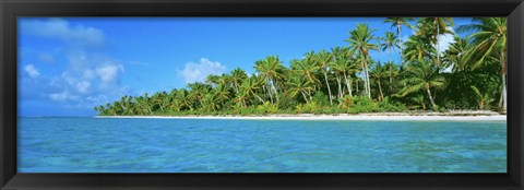 Framed Tetiaroa Atoll French Polynesia Tahiti Print