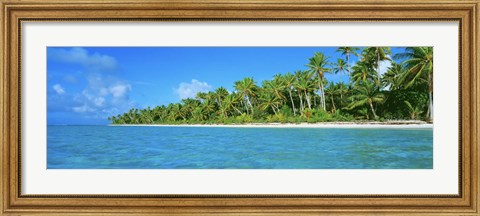 Framed Tetiaroa Atoll French Polynesia Tahiti Print