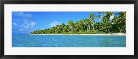 Framed Tetiaroa Atoll French Polynesia Tahiti Print