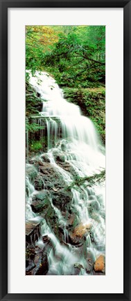 Framed Ganoga Falls Ricketts Glenn State Park PA Print