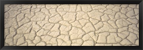 Framed Dried Mud Death Valley CA USA Print