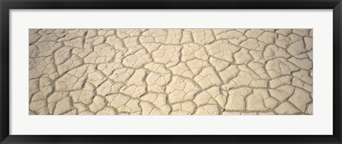 Framed Dried Mud Death Valley CA USA Print