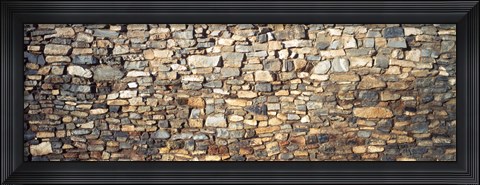 Framed Low angle view of a stone wall, New Mexico, USA Print