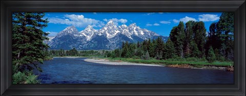 Framed Snake River &amp; Grand Teton WY USA Print
