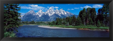 Framed Snake River &amp; Grand Teton WY USA Print