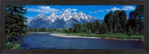 Framed Snake River &amp; Grand Teton WY USA Print