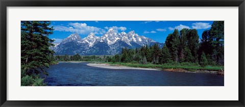 Framed Snake River &amp; Grand Teton WY USA Print