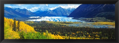 Framed Mantanuska Glacier AK USA Print