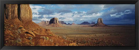 Framed Monument Valley, Utah, Arizona, USA Print