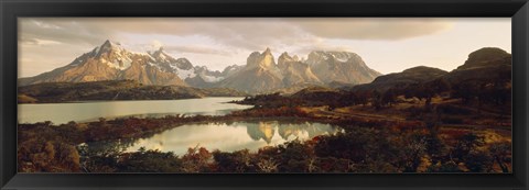 Framed Torres del Paine National Park Chile Print