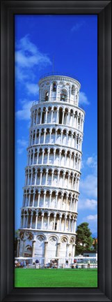 Framed Tower Of Pisa, Tuscany, Italy Print