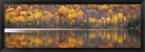 Framed Blue Water at Laurentide, Quebec, Canada Print