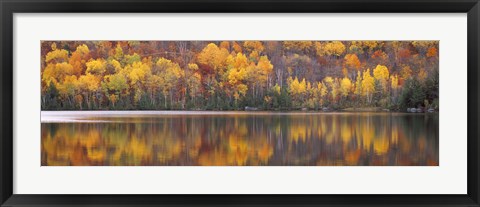 Framed Blue Water at Laurentide, Quebec, Canada Print