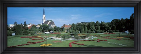 Framed Gardens at Schonbrunn Palace Vienna Austria Print