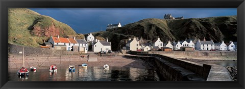 Framed Pennan Banffshire Scotland Print