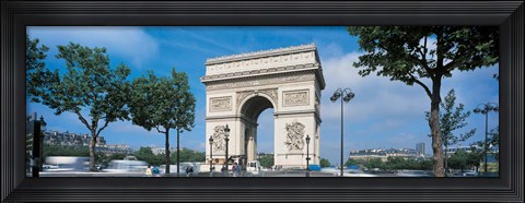 Framed France, Paris, Arc de Triomphe (day) Print