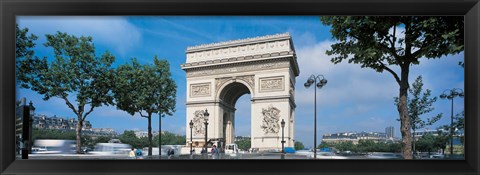 Framed France, Paris, Arc de Triomphe (day) Print