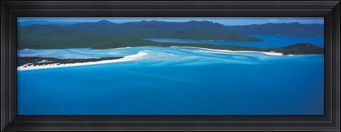 Framed White Heaven Beach Great Barrier Reef Queensland Australia Print